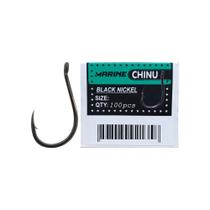 Anzol Chinu Black Nickel Caixa - Marine Sports