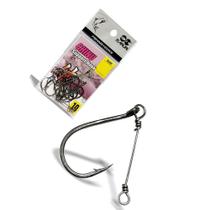 Anzol Chinu Encastoado para Pesca Maruri n05 - 10un