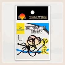 Anzol chinu-sure black technes - c/ 10 und