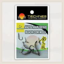 Anzol com mola maruseigo black technes - c/ 04 unid