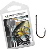 Anzol Crown Baitholder Black Nº 12/0 - 5 Peças
