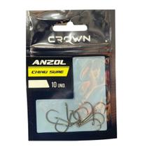 Anzol Crown Chinu Sure Black - 10 und