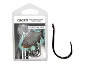 Anzol Crown Chinu Sure Black Nº 5 - 10 Peças