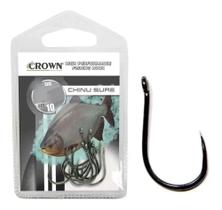 Anzol Crown Chinu Sure Black Nº 7 - 10 Peças Anzol Crown Chinu Sure Black Nº 7 - 10 Peças