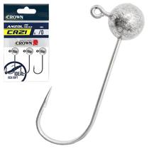 Anzol Crown com Jig Head CR21 Nickel 3/0 7g (05un)