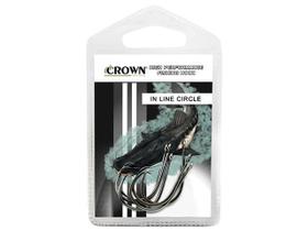 Anzol crown in line circle black