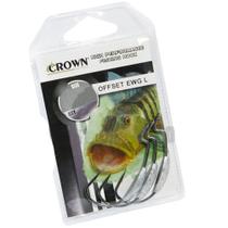 Anzol Crown Offset EWG C/ Lastro - Tamanho 2/0