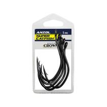 Anzol Crown Super Cat Fish Peixe Couro Aço Carbono Forjado Nº2/0 5UN Anzol Crown Super Cat Fish Peixe Couro Aço Carbono Forjado Nº2/0 5UN