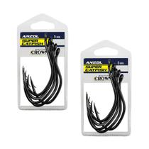 Anzol Crown Super Cat Fish Piraiba Pirara Jau Aço Carbono Nº8/0 10UN