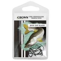 Anzol Crown Wide Black 08 C/10 - Crown