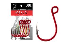 anzol de pesca maruri kaiju red vermelho para isca artificial 10 peças N1