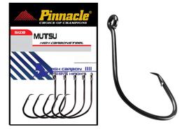 Anzol de pesca pinnacle maruri mutsu black com 10 peças N6