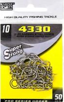 Anzol Encartelado, Marine Sports, Modelo Super Strong 4330, Nº 16