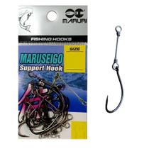 Anzol Encastoado Maruseigo Black Preto C/10 - Maruri