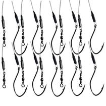 Anzol Encastoado Nylon 60cm 268lbs Com Anzol Super Cat Fish 12/0 10un Anzol Encastoado Nylon 60cm 268lbs Com Anzol Super Cat Fish 12/0 10un