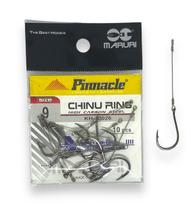 Anzol Encastoado Pinnacle Chinu Ring N.09 com 10 unidades - Maruri