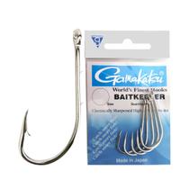 Anzol Gamakatsu Bait Keeper 6/0 Aço Carbono Black Nickel Kit 20UN 5 Cartelas Anzol Gamakatsu Bait Keeper 6/0 Aço Carbono Black Nickel Kit 20UN 5 Cartelas