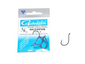 Anzol Gamakatsu Octopus 1/0 (Cartela com 6 unidades)