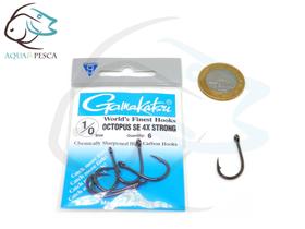 Anzol Gamakatsu Octopus SE 4X STRONG 1/0 (Cartela com 6 unidades) Anzol Gamakatsu Octopus SE 4X STRONG 1/0 (Cartela com 6 unidades)