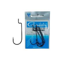 Anzol Gamakatsu Offset Worm Black Super Resistente Cartela - Escolha o Tamanho