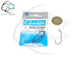 Anzol Gamakatsu Worm Offset n. 1 (Cartela com 6 unidades) Anzol Gamakatsu Worm Offset n. 1 (Cartela com 6 unidades)