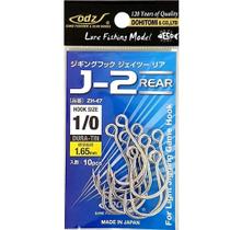 Anzol Inline ODZ J-2 Rear - Anzol de Pesca para Iscas