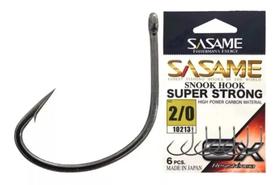 Anzol Japonês Sasame Snook Hook - 2/0 - Super Strong - 6 Pcs