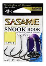 Anzol Japonês Sasame Snook Hook - N 2 - Black Carbon - 7 Pcs