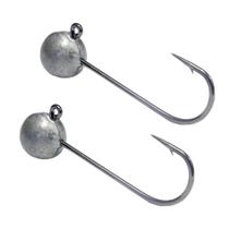 Anzol Jig Head 3/0 Embalagem com 2 Peças - Albatroz, Tamanho: 14g Anzol Jig Head 3/0 Embalagem com 2 Peças - Albatroz, Tamanho: 14g