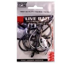 Anzol Live Bait Nº 2/0 Black Nickel - Marine Sports - 30 Peças Anzol Live Bait Nº 2/0 Black Nickel - Marine Sports - 30 Peças