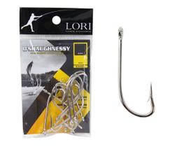 Anzol Lori O'shaughnessy Nickel N 4/0 - 12 Peças