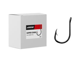 Anzol Marine Sports Chinu Super Black Nº 8 - 100 Peças