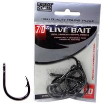 Anzol Marine Sports Live Bait 7/0 com 10 un.