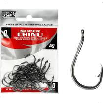 Anzol Marine Sports Super Chinu BlackNickel N7 Cart.50pçs