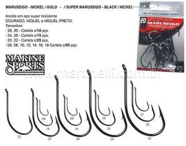 Anzol Marine Sports Super Maruseigo Black Nr 14 Com 50 Un.