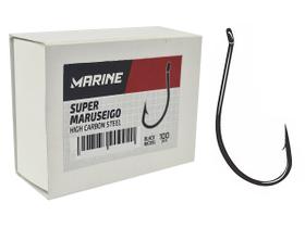 Anzol Marine Sports Super Maruseigo Nº 12 Black - 100 Peças