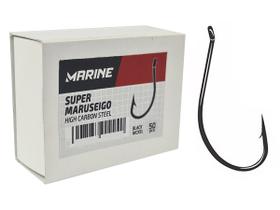 Anzol Marine Sports Super Maruseigo Nº 28 Black - 50 Peças Anzol Marine Sports Super Maruseigo Nº 28 Black - 50 Peças