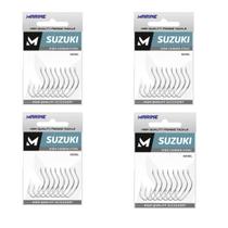 Anzol Marine Suzuki Nº 16 18 20 22 Kit 150un Aço Tucunaré Traíra Robalos Dourado