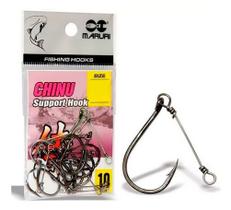 Anzol Maruri Chinu Suporte Hook Nº 5 (1,9 cm) - 10 Peças