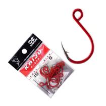 Anzol Maruri Kaiju Red Vermelho Olho Virado N2/0 C/10