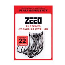 Anzol Maruseigo Strong 2x Black Niquel 10 Peças - Zeeo N 22