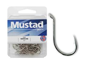 Anzol Norueguês Mustad Beak Octopus 92553-Nickel Nº 2/0 - 50 Peças