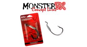 Anzol Off Set Lastreado EWG 4/0 - Monster 3X