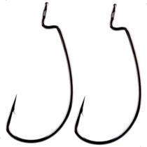 Anzol OffSet Black Para Pesca Isca Soft Cartela 2pçs Summer Vários Tamanhos