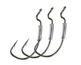 Anzol OffSet Lastreado Arsenal Pesca Black Nickel - C/3pç 2,5gr