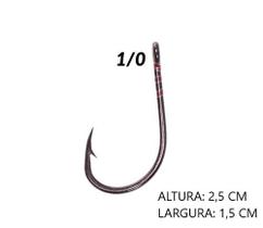 Anzol pacu black aço carbono com 10 unidades Anzol pacu black aço carbono com 10 unidades
