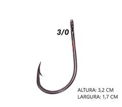 Anzol pacu black aço carbono com 10 unidades