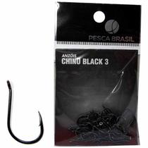 Anzol Pesca Brasil Chinu Black n. 3 094202 c/ 40 un