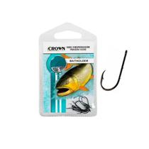 Anzol Pesca Crown Baitholder Black Super Resistente nº 01 Cartela Com 10 Unidades