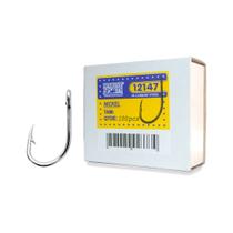 Anzol Pesca Marine Sports Nickel 12147 Aço Carbono Nº 3/0 - Caixa 100un